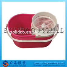Plastic cleaning mop bucket mold best sell 360 spin mop bucket mould